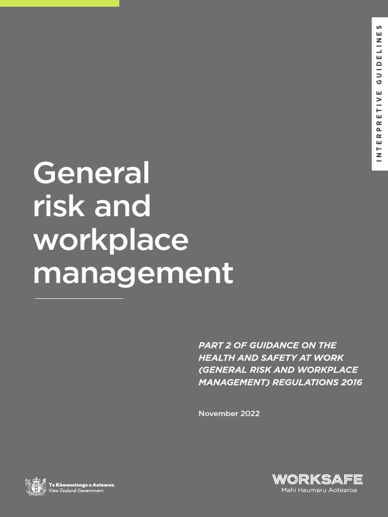 General Risk and Workplace Management Part 2 | PDF
