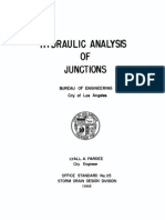 Hydraulic Analysis OF Junctions: Bureau of Engineering City of Los Angeles