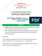 Lect 5 Inulin &amp Dextrin