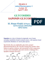 Lect 18 - Saponin Glycosides (Compatibility Mode)