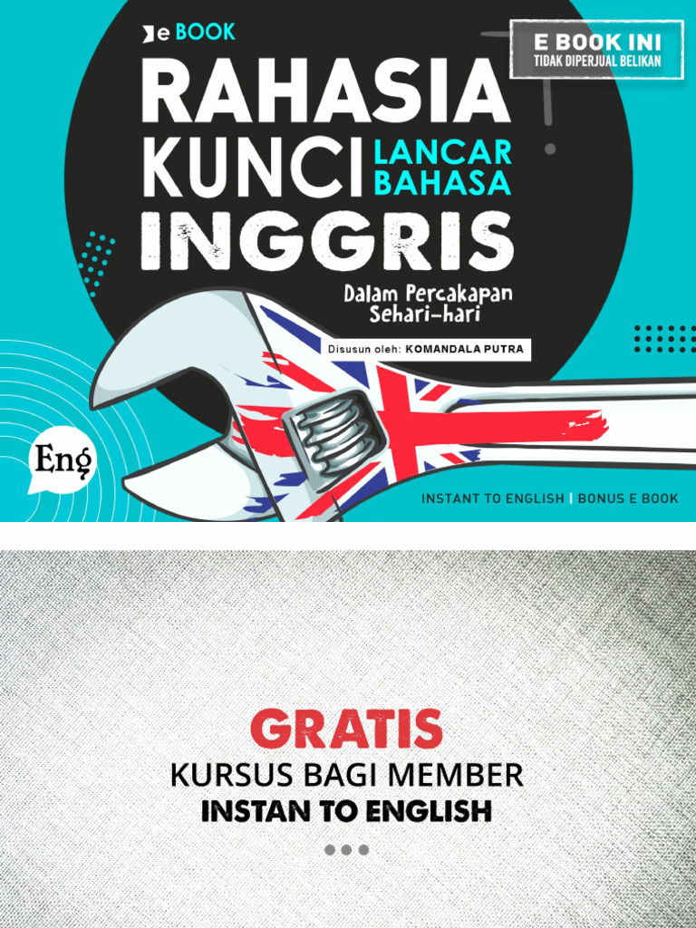 E Book Rahasia Kunci Lancar Bahasa Inggris Dalam Percakapan Sehari ...