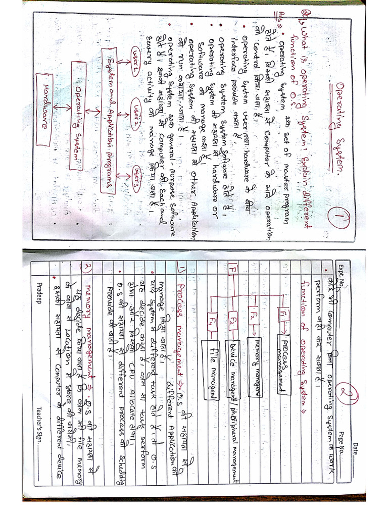 Operating System Notes Csegyan | PDF
