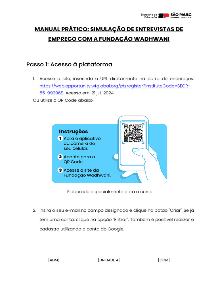 (Adm) Manualsimulacaoentrevistaswadhwani | PDF
