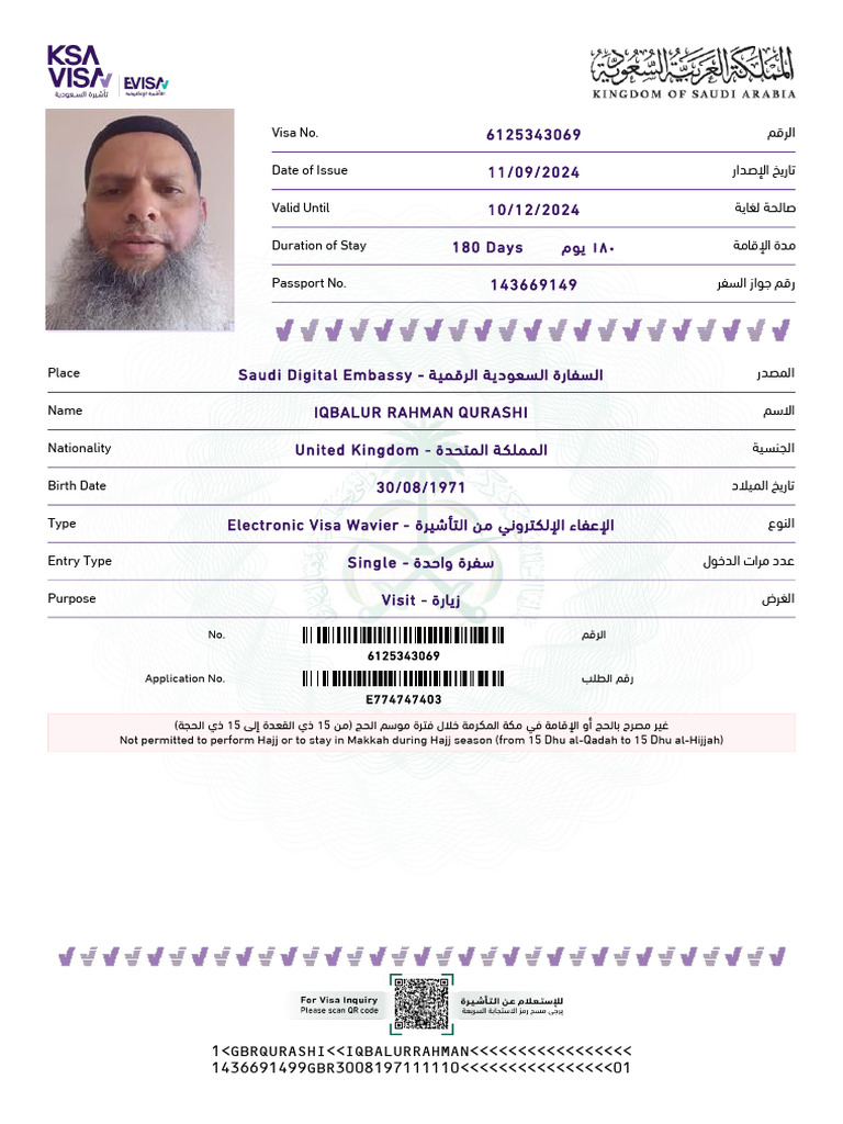 Visa Form | PDF