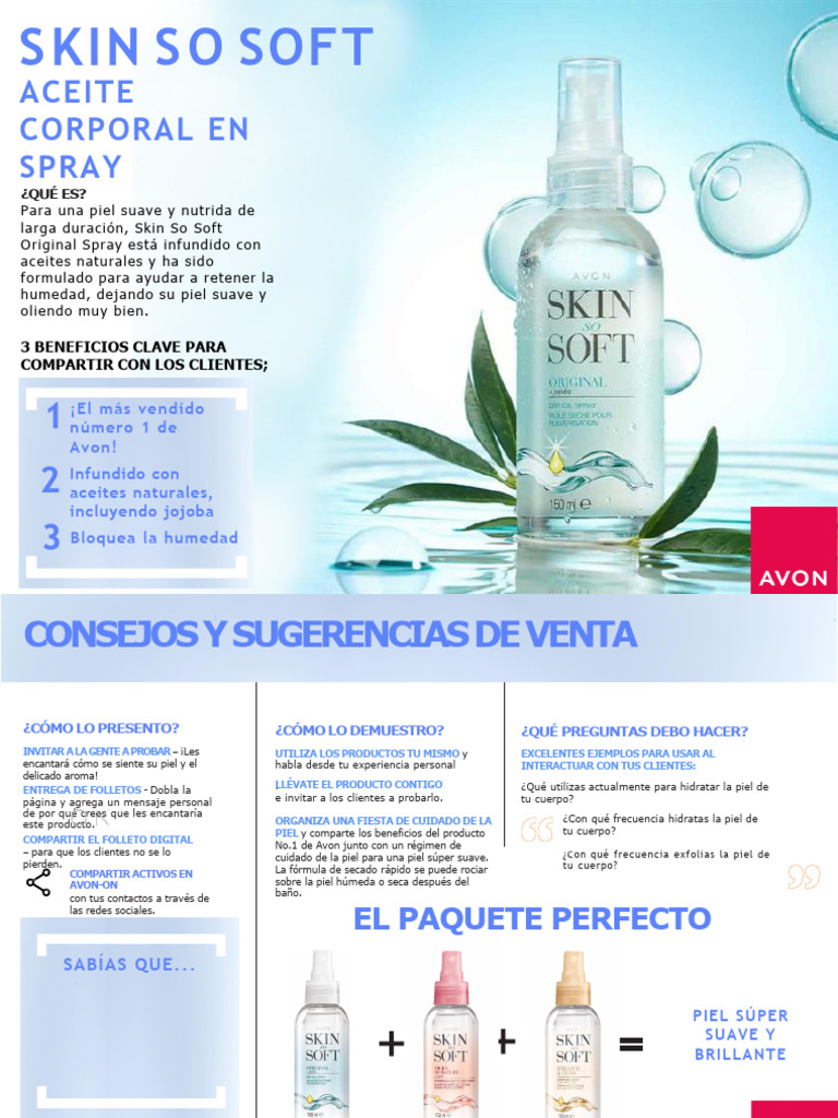 Skin So Soft Product Guide | PDF