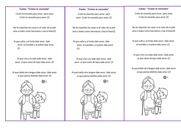 Amor y unidad en "Cristo te necesita" | PDF | Estudios de idiomas ...