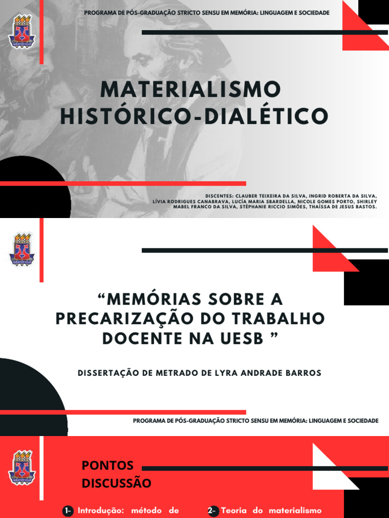 Materialismo Histórico Dialetico Pdf