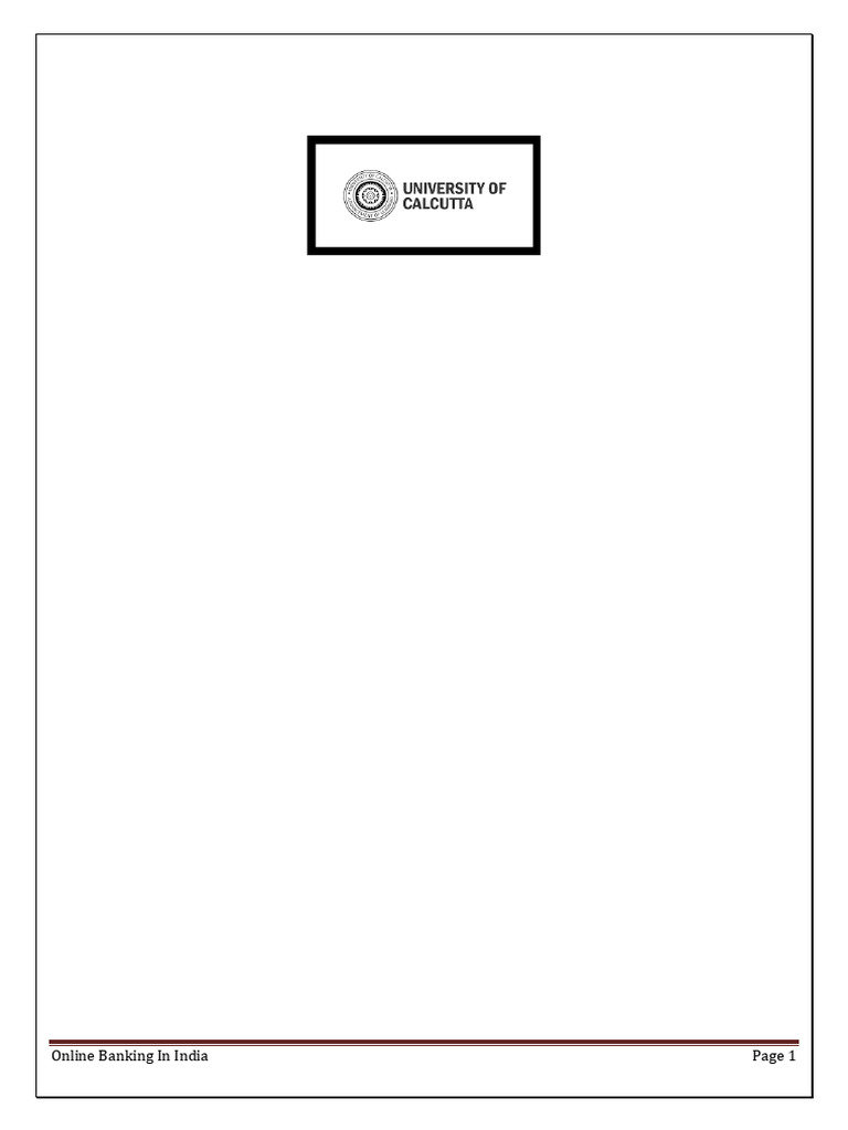Project report online banking pdf