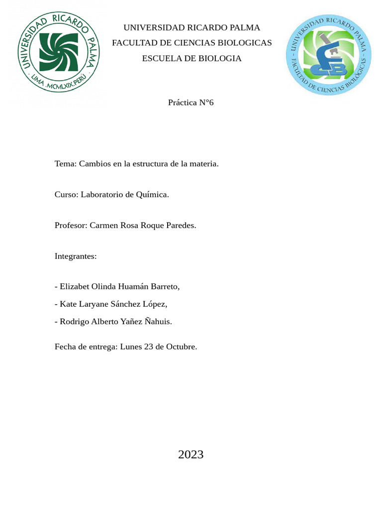 Práctica N 6 | PDF