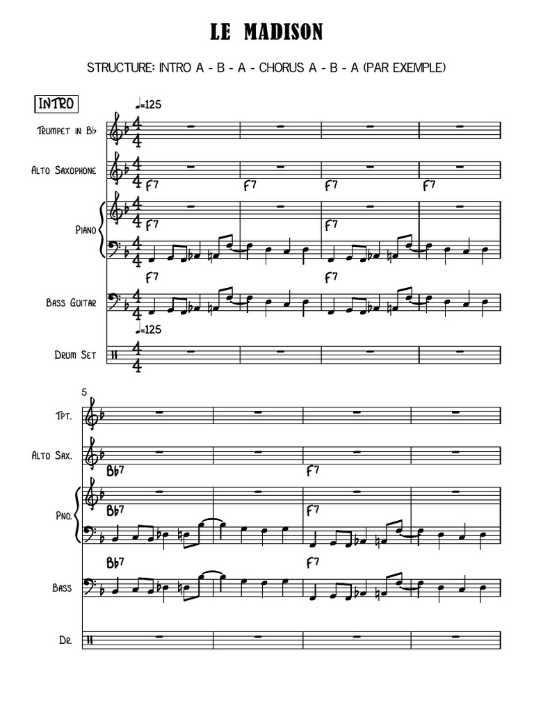 Madison - Full Score | PDF