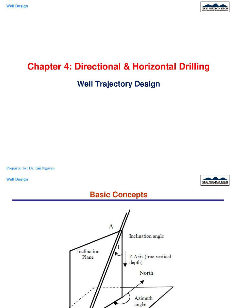 Directional and Horizontal Drilling WELL TRJAECTORY | PDF