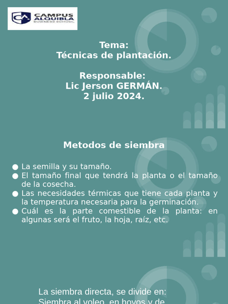 Modulo de Sistemas de Riego y Siembra | PDF | Siembra | Tecnología
