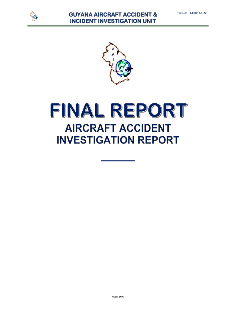 Fly Jamaica Accident Final Report 240607 185154 | PDF