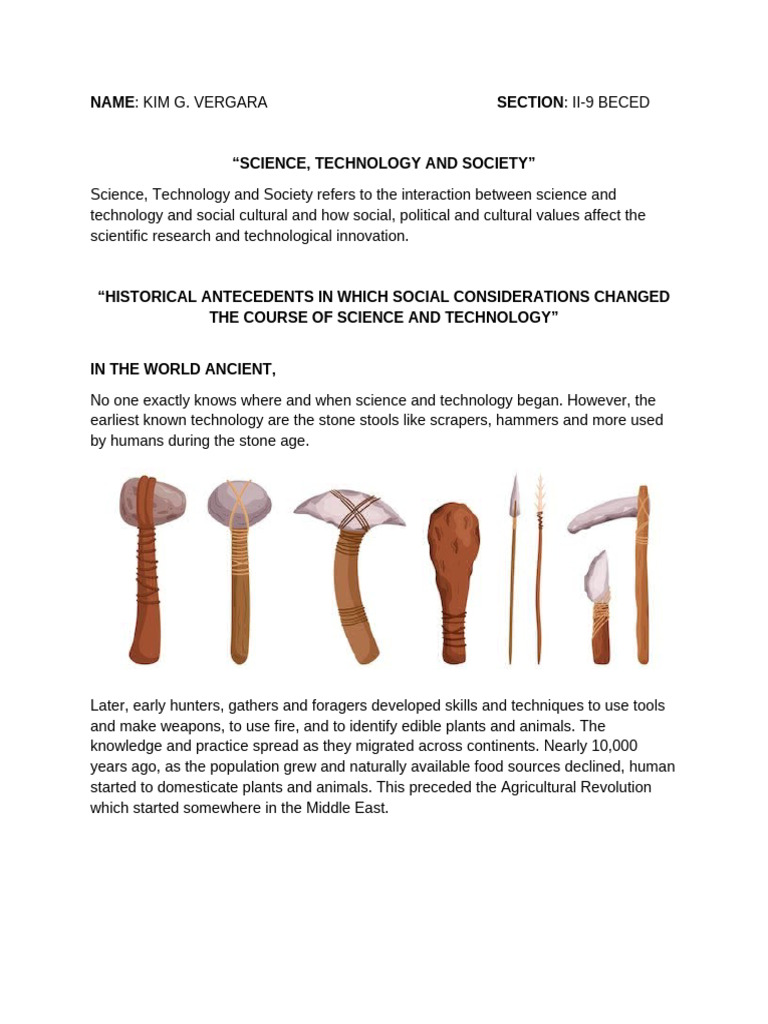 Historical Impact on Science and Technology | PDF | Science | Heliocentrism