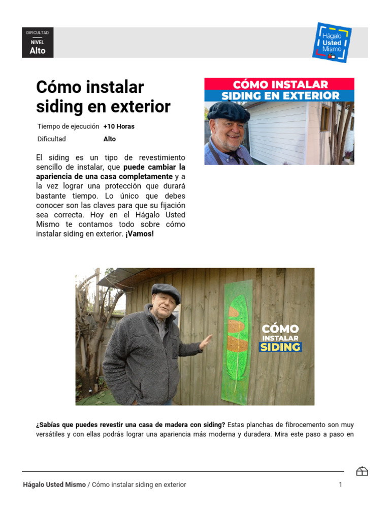 Como Instalar Siding De Cemento