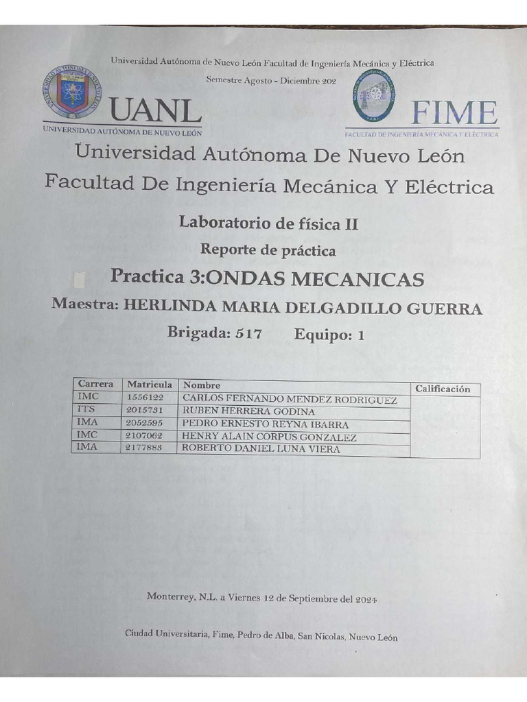 Equipo#1. Reporte 3.brigada 517 | PDF