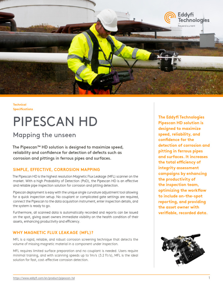 FY24 PipescanHD Technical Specsheet | PDF