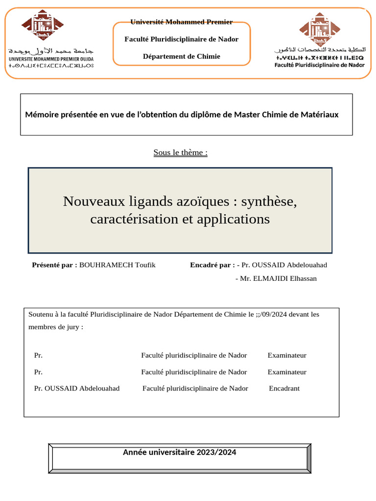 Rapport PFE Toufik 2023-2024 | PDF