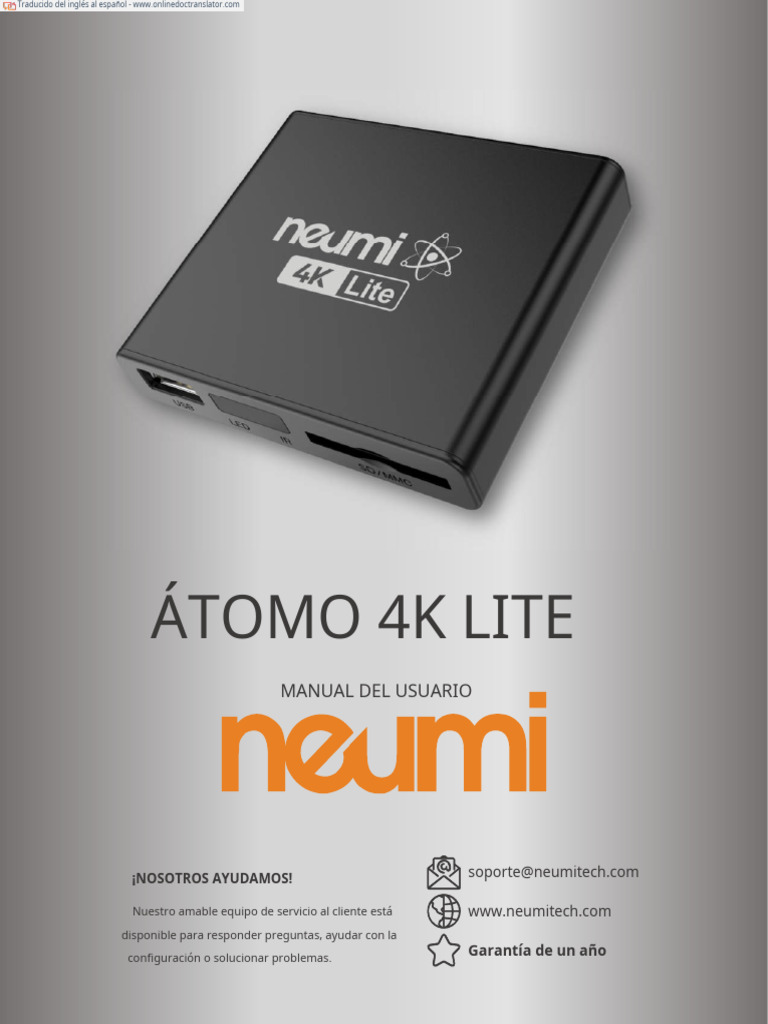 Msnual 4k.en - Es | PDF