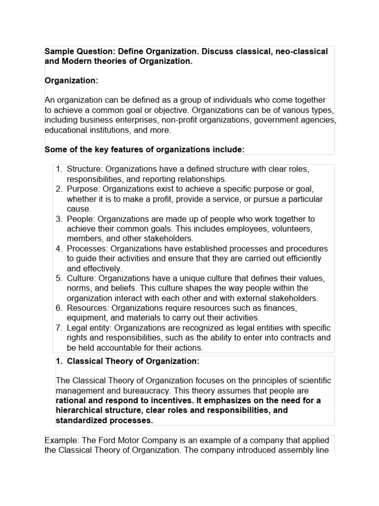 Lecture 06 Organization | PDF