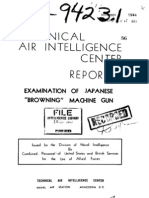 Browning Machine Gun Cal .30 - Technical Air Intelligence Report 21 - Examination of Japanese Browning Machine Gun - 1944