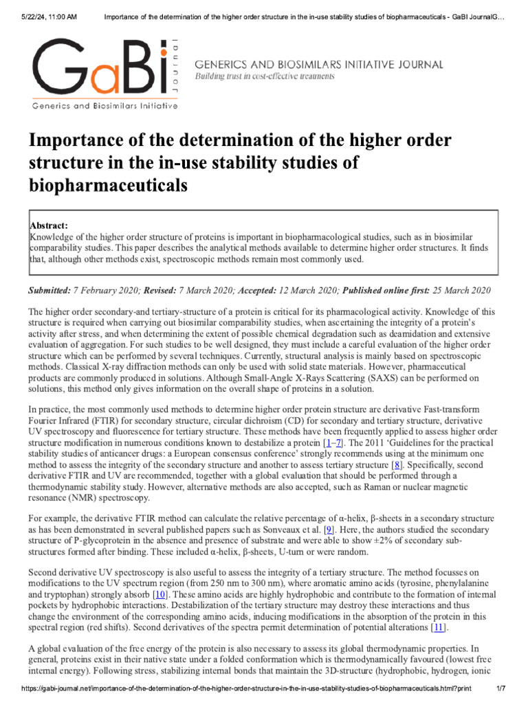 Importance of The Determination of The .. | PDF