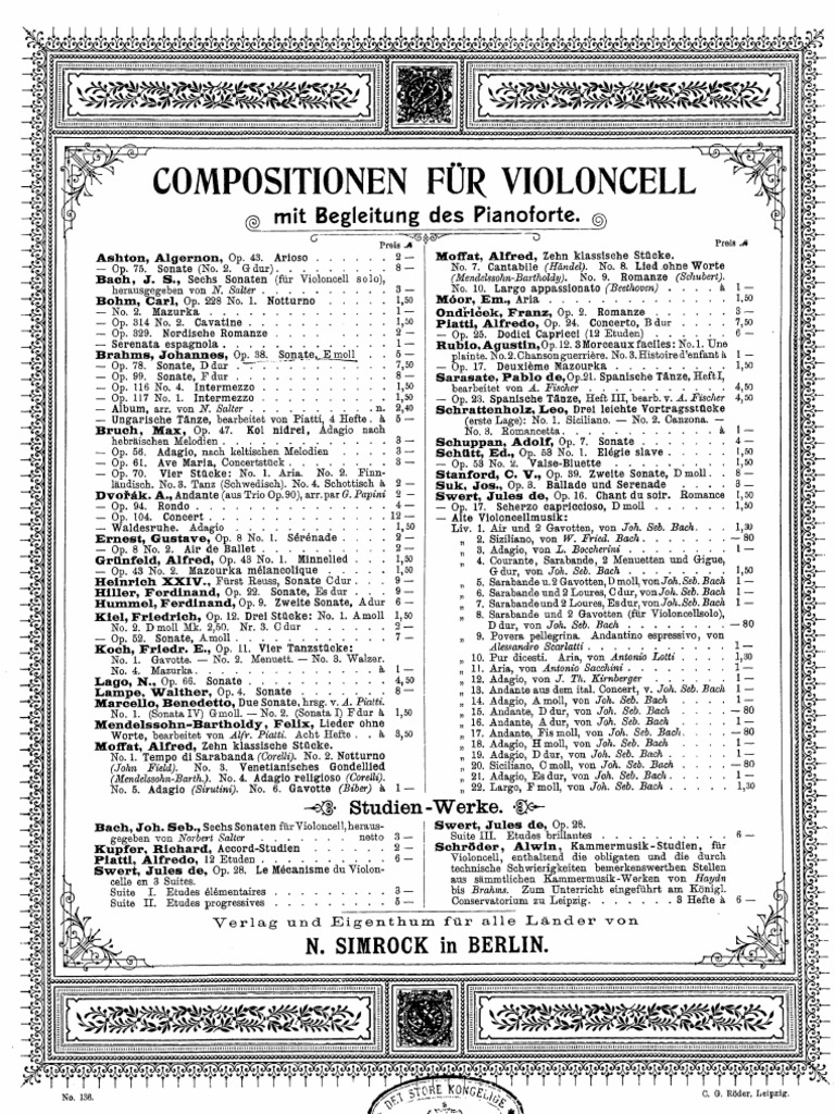 Cello 1 | PDF