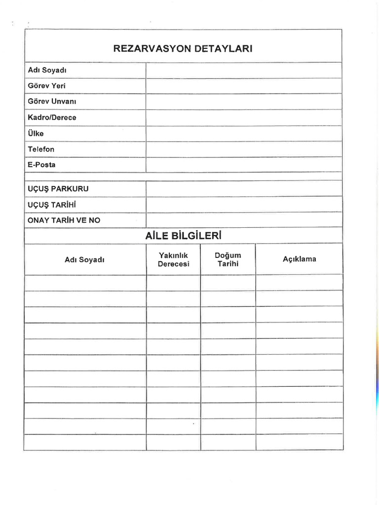 Boş Form | PDF