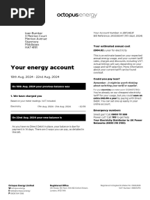 Octopus Energy Statement 2024 08 22