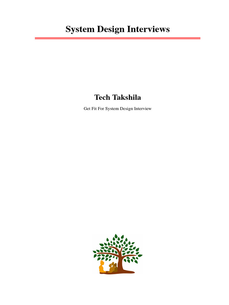 System Design TechTakshasila | PDF | Client–Server Model | Computing