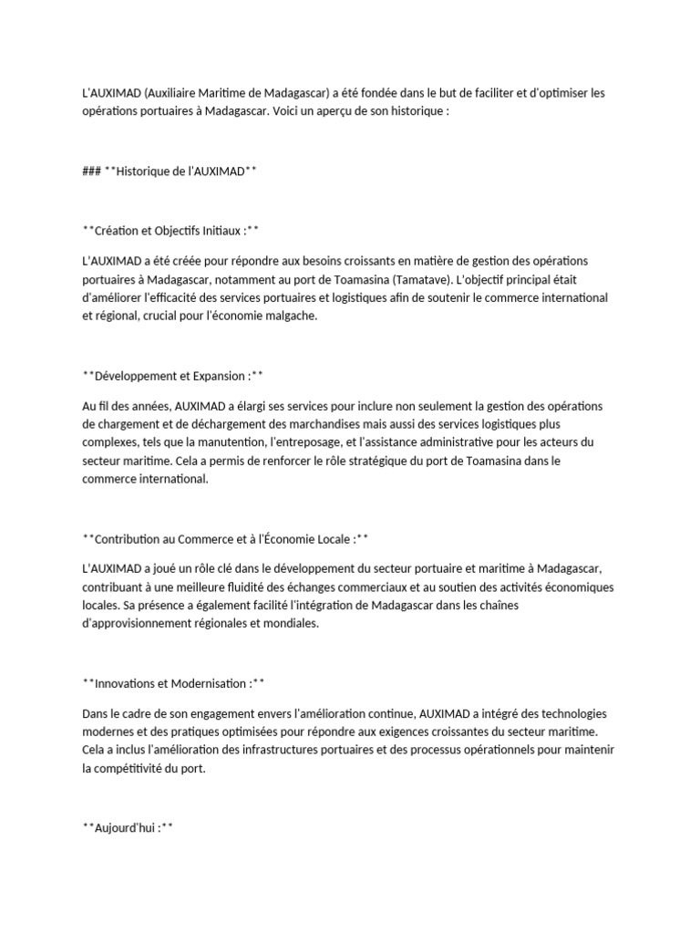 Historique | PDF