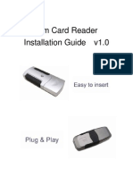 Sim Card Reader Installation Guide v1.0