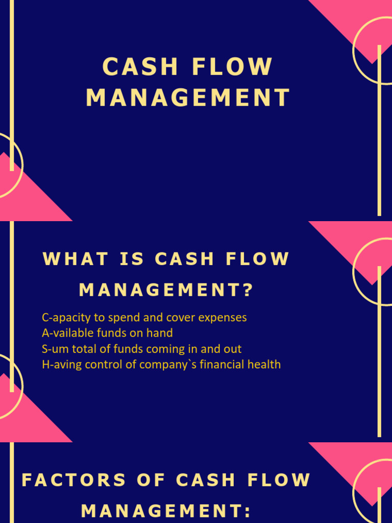 Cash Flow Management | PDF