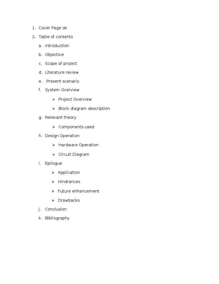 Final Report Guideline | PDF