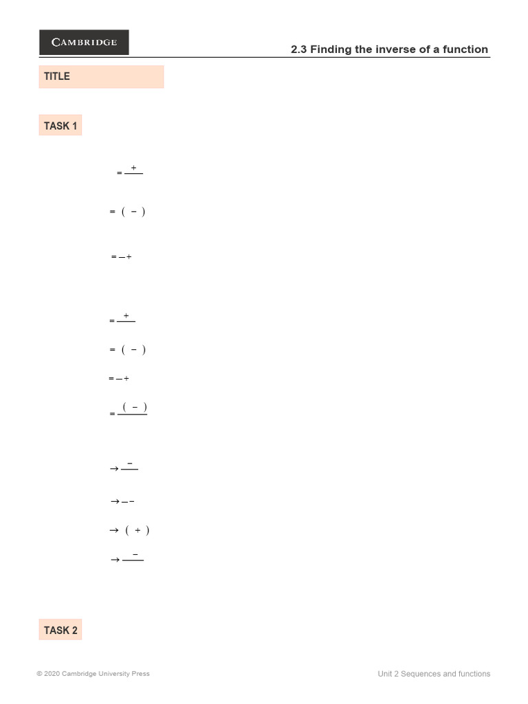 Worksheet-2.3 Solution | PDF | Mathematical Analysis | Mathematics