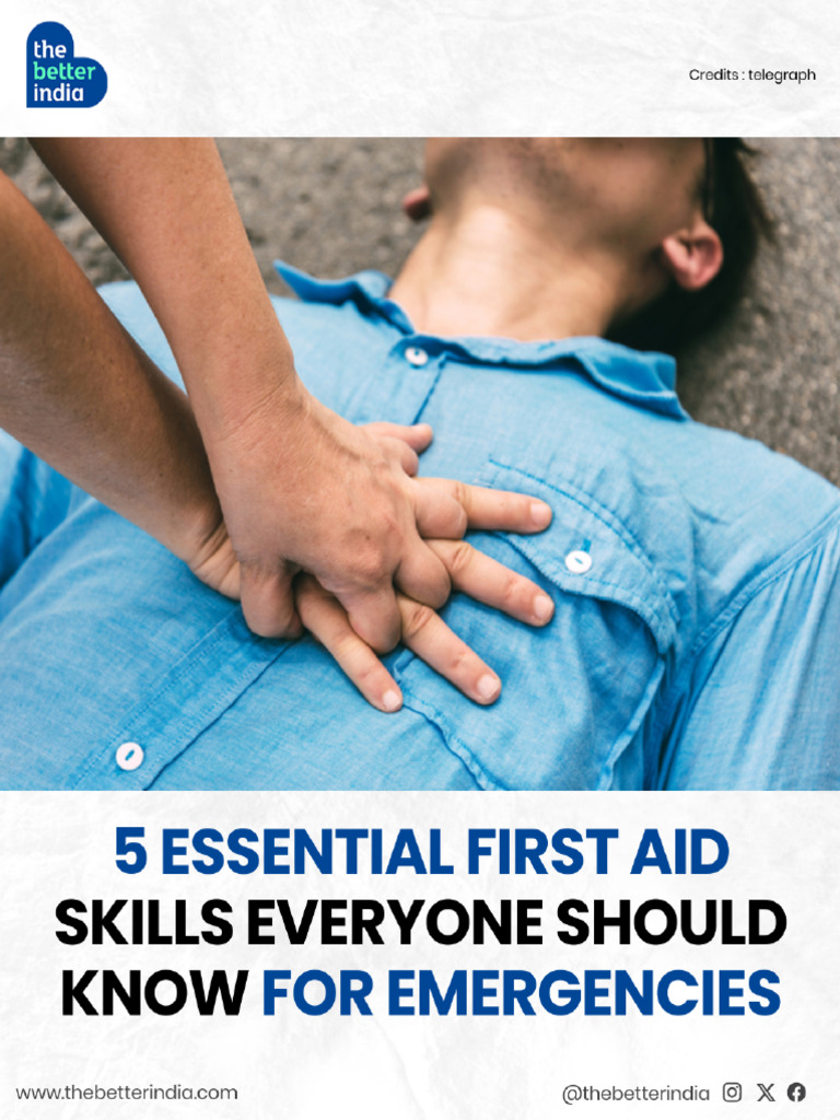 5 First Aid Skills Everyone Should Know Pdf