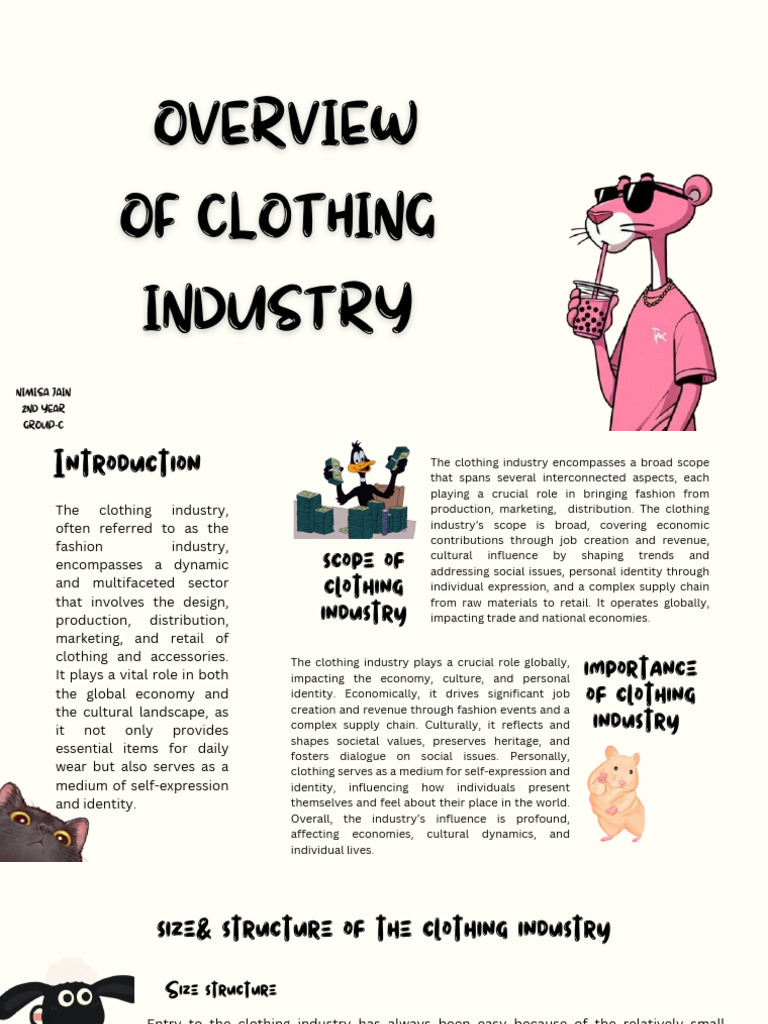 Overview of Clothing Industry - 20240817 - 111021 - 0000 | PDF