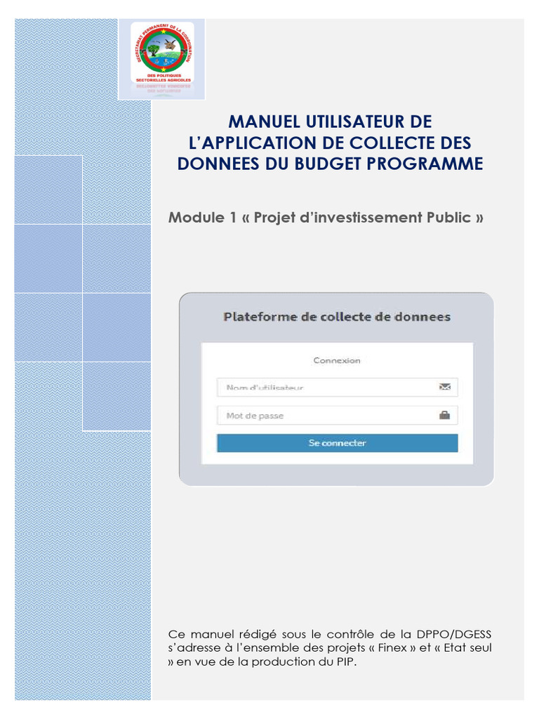 Guide - Utilisateur - Budget Programme | PDF