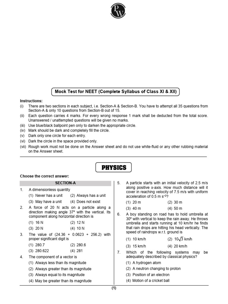 Test 07 | PDF