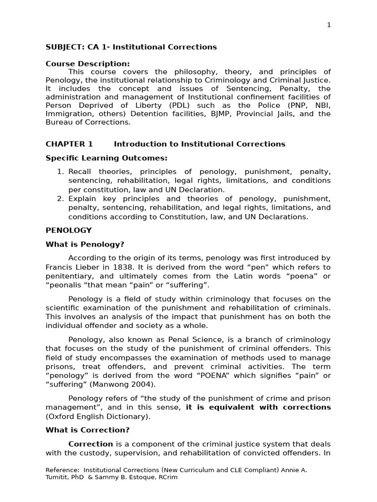 CA 1 Chapter 1 | PDF