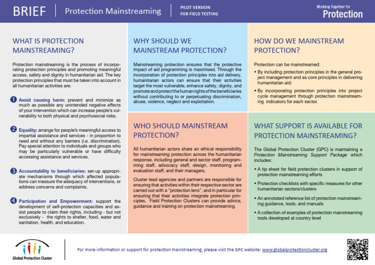 Understanding Protection Mainstreaming | PDF | Justice | Crime & Violence