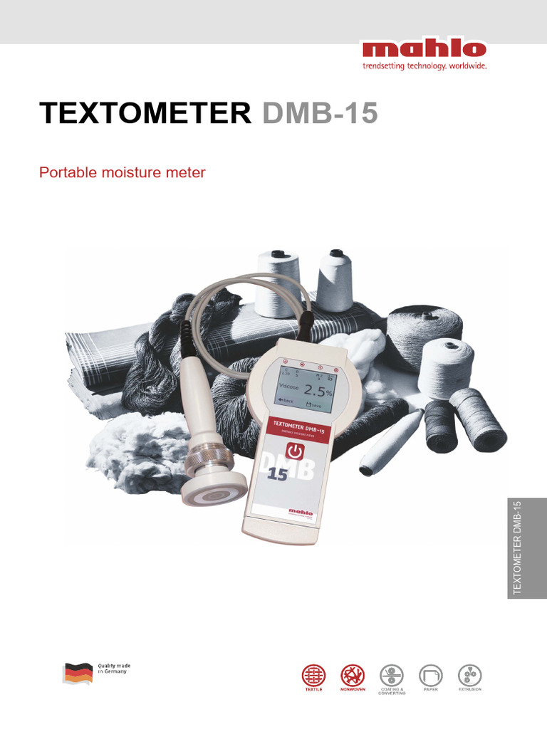 Textometer DMB-15 en | PDF