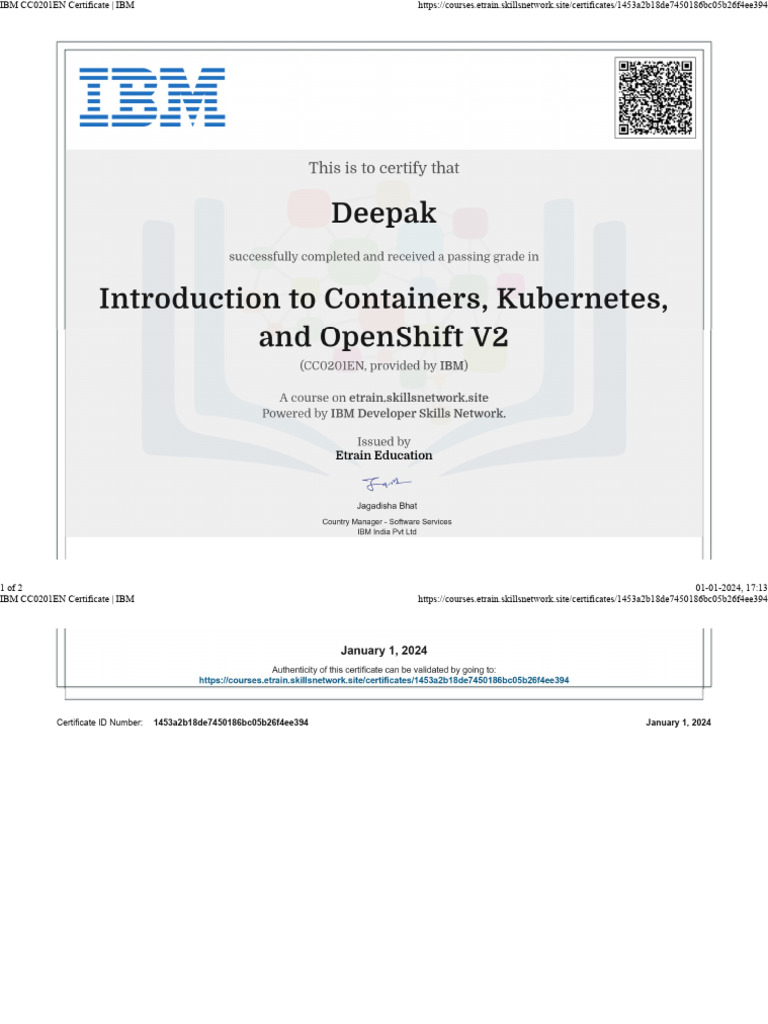Certificate kubernete docker openshift pdf