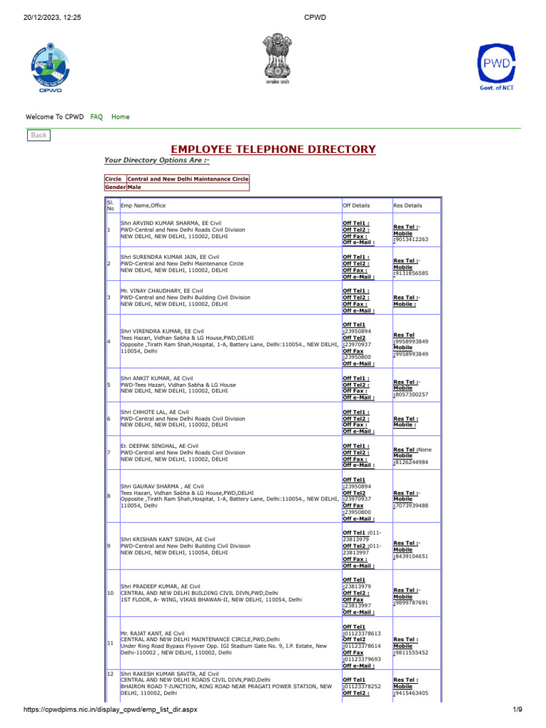 CPWD2 | PDF