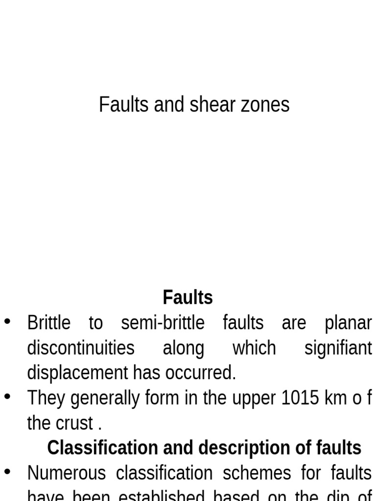 Structural Geology 6 | PDF