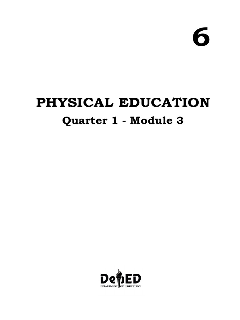 Module 3 Physical Education 6 Q1 | PDF