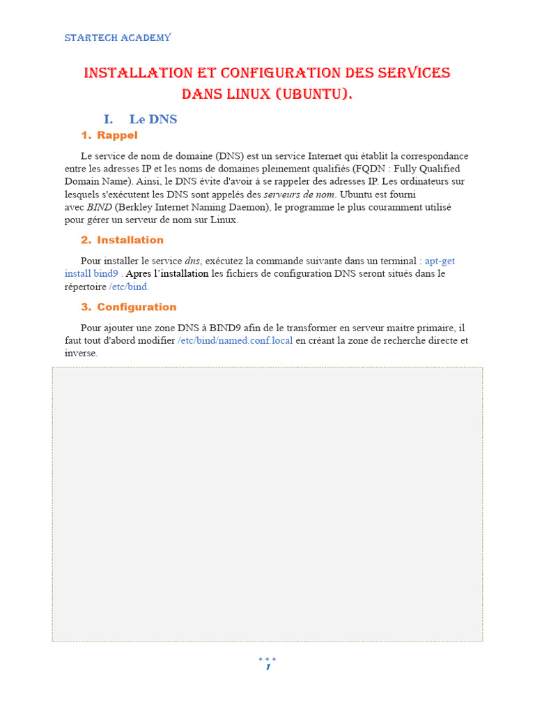 Installation Configuration DNS Linux | PDF