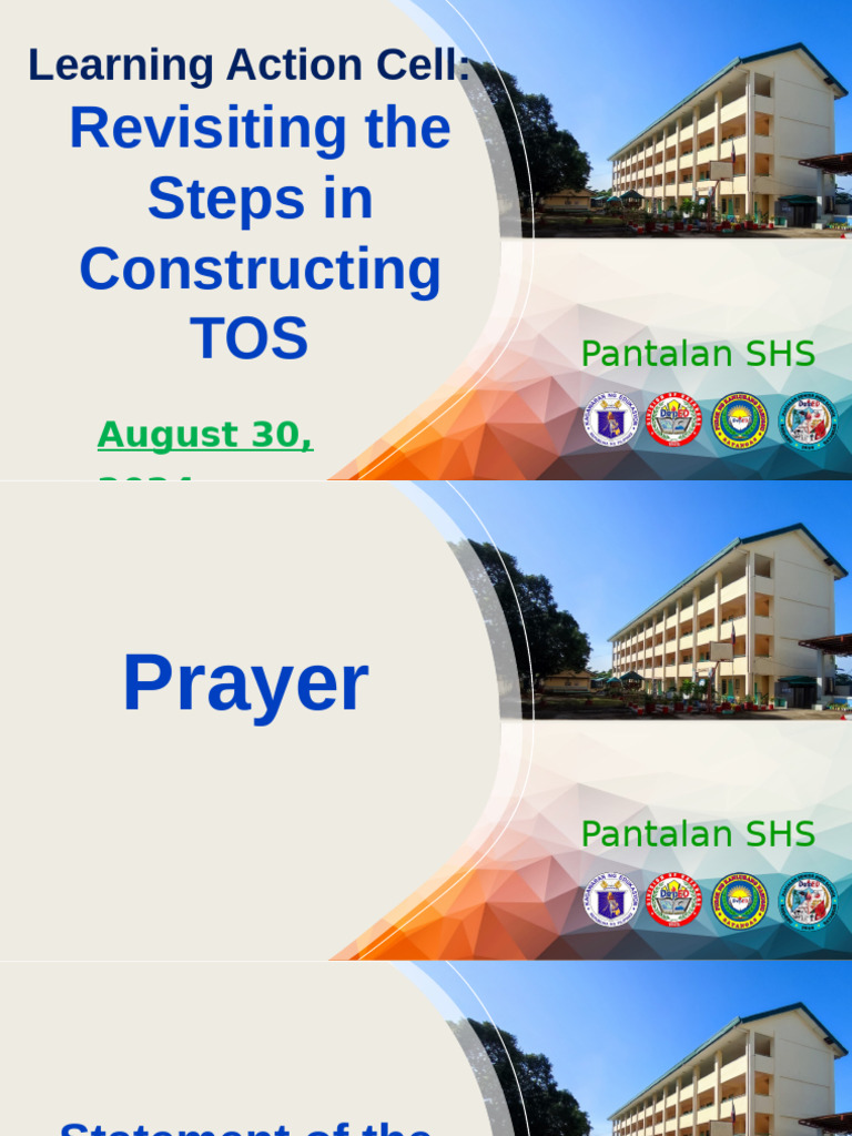 Revisiting The Steps in Constructing TOS: Learning Action Cell | PDF
