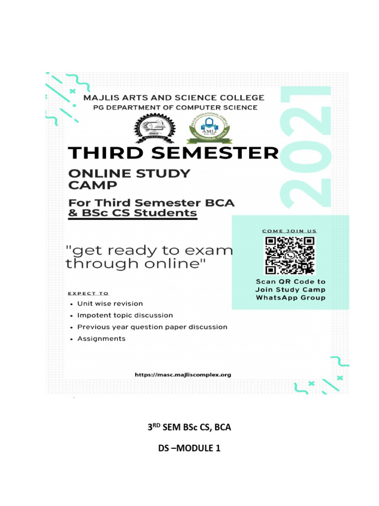 DS Module 1 | PDF