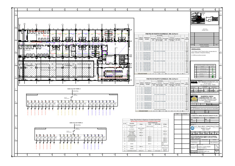 Departure Terminal-Fourth Floor Power Layout (Part-2) - r0 | PDF